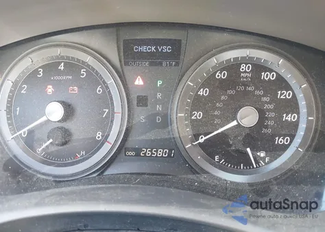 2008 Lexus Es 350 from USA, damaged, VIN JTHBJ46G282221213